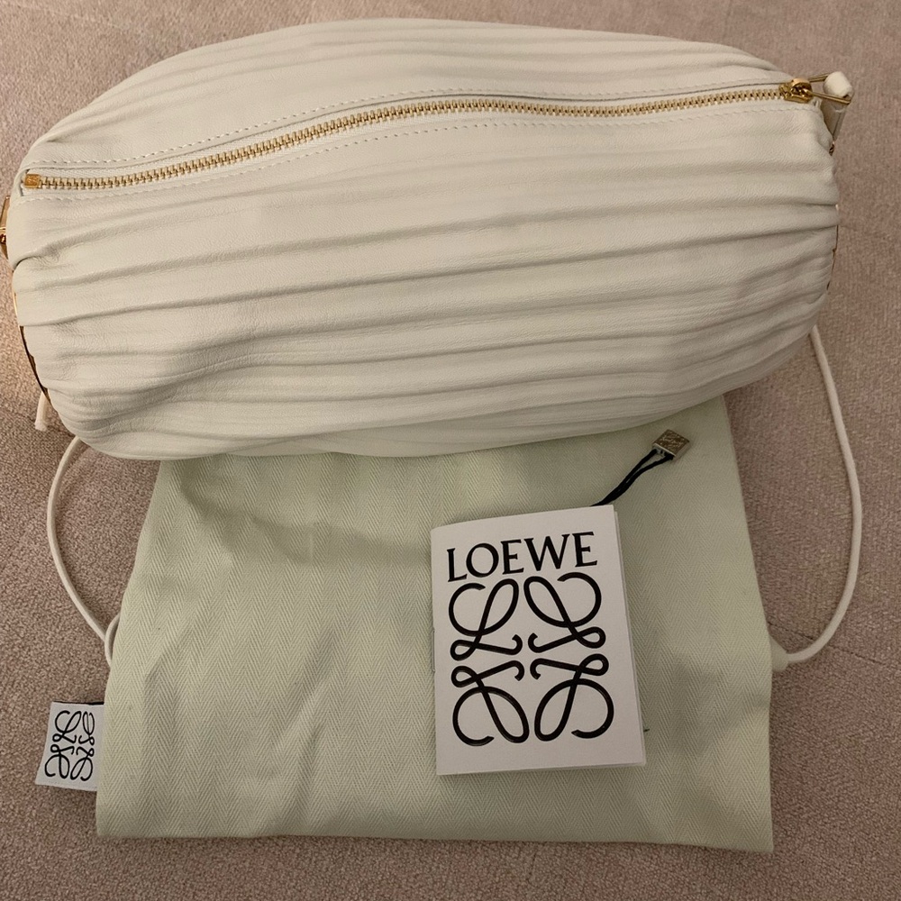 Loewe bag with gold plaques